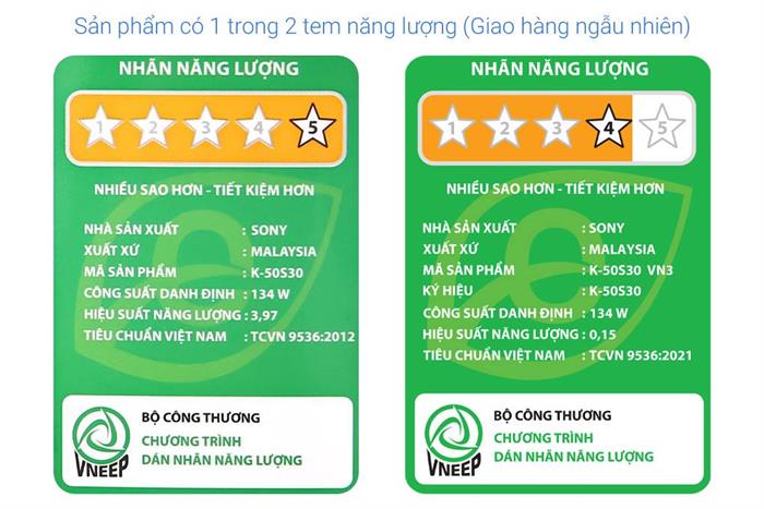 Google Tivi Sony 4K 50 Inch K-50S30